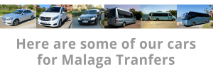 Here are some of our cars for Malaga transfers